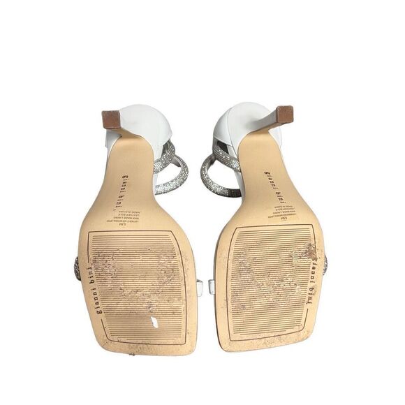 Gianni Bini Size 6.5 Rhinestone Bling Heels with Ankle Strap - Picture 5 of 5